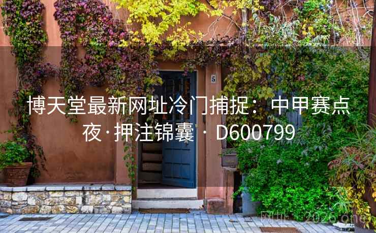 博天堂最新网址冷门捕捉:中甲赛点夜·押注锦囊 · D600799 第1张 博天堂最新网址冷门捕捉:中甲赛点夜·押注锦囊 · D600799 第1张